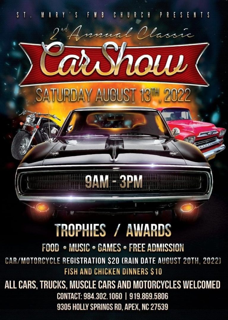 2nd Annual Car Show – Piedmont Classic Chevy Club